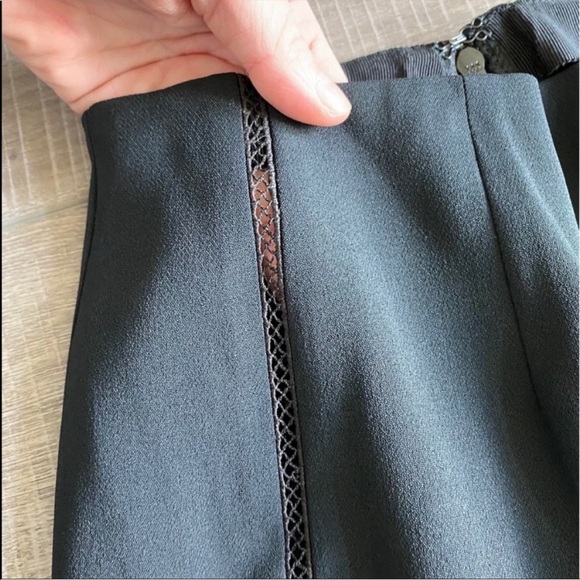 Marchesa Pant with Sheer Side Detailing in Black Size 2 - Picture 3 of 7